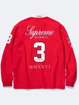 Supreme x La Martina Rugby Shirt Back View