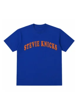 Taylor Swift Knicks Game 4 Stevie Nicks Shirt in blue with graphic print and classic fan-inspired style