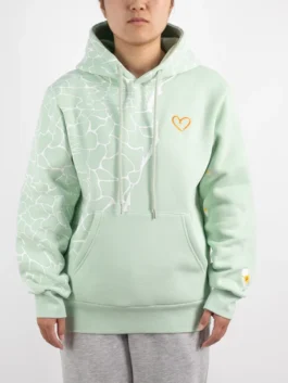 Our Life Ocean Hoodie model look featuring unisex styling, ocean-inspired artwork, and modern fashion appeal