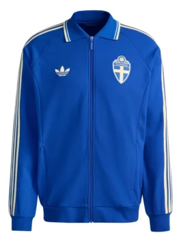 World Cup 2026 Adidas Sweden Anthem Jacket Front View