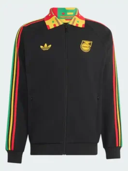 World Cup 2026 Jamaica x Bob Marley Anthem Jacket Front View