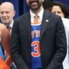 Zohran Mamdani NY Knicks Parade Blazer front view featuring premium construction, modern tailoring, and stylish formalwear appeal