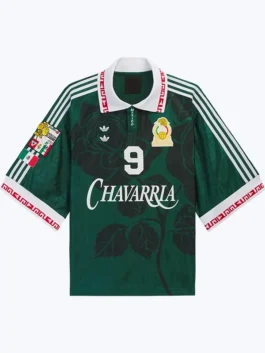 Green Adidas Chavarria Mexico Jersey celebrating Mexican football heritage through the bold Adidas x Chavarria collaboration