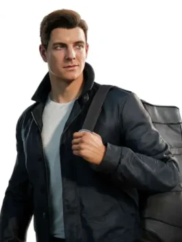 Black 007 First Light James Bond Black Jacket celebrating Patrick Gibson's bold debut as the iconic James Bond in 007 First Light