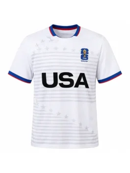 Brad Pitt World Cup Quarter Finals USA Jersey Front View