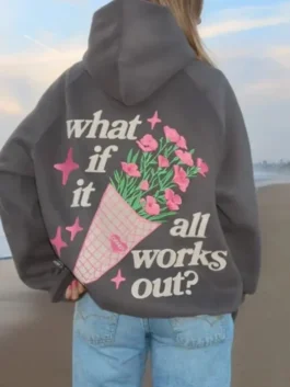 Green fleece Dandy What If Oversized Lux Hoodie showcasing full length sleeves and a spacious kangaroo pocket.