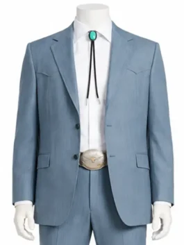Front view of the grey Digger 2026 Digger Rockwell Grey Blazer featuring a notch lapel collar and classic button closure.