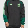 Black Mexico 26 Tiro All Weather Jacket from the 2026 FIFA World Cup celebrating Mexico's proud journey as a host nation and football powerhouse