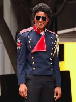 Michael 2026 Jaafar Jackson Blue Jacket