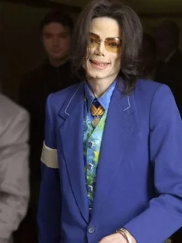 Michael Jackson Courtside Blue Blazer