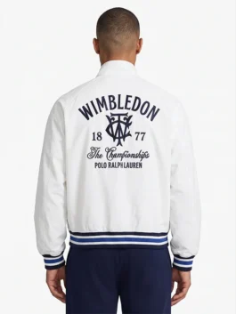 White Polo Ralph Lauren Wimbledon White Jacket from the 2026 Wimbledon championship celebrating the timeless elegance of Ralph Lauren and Wimbledon
