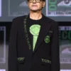 Full front profile of the black suiting Robert Downey Jr Comic-Con 2026 Black Blazer highlighting five spacious pockets.