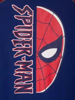 Multicolor cotton Marvel SpiderMan x Umbro Warm Up Jacket highlighting four functional storage pockets.