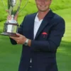 Classic navy blue Viktor Hovland 2026 Navy Blue Blazer celebrating the sharp and refined on-course style of golf star Viktor Hovland in 2026