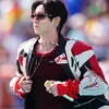 Close-up view of the World Cup 2026 Halftime Show BTS Jacket showing the flexible elastic cuffs and detailing.
