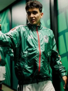 Classic green World Cup 2026 Mexico Anthem Jacket celebrating Mexico's iconic football culture and bold El Tri pride at the 2026 World Cup